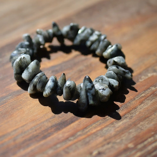 Larvikite - Chip Bracelet