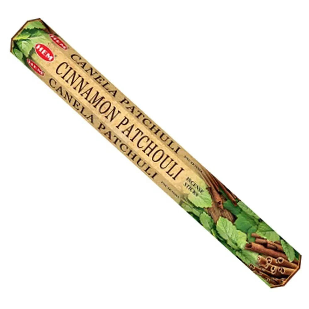 Cinnamon Patchouli Incense Sticks 20ct for Relaxation