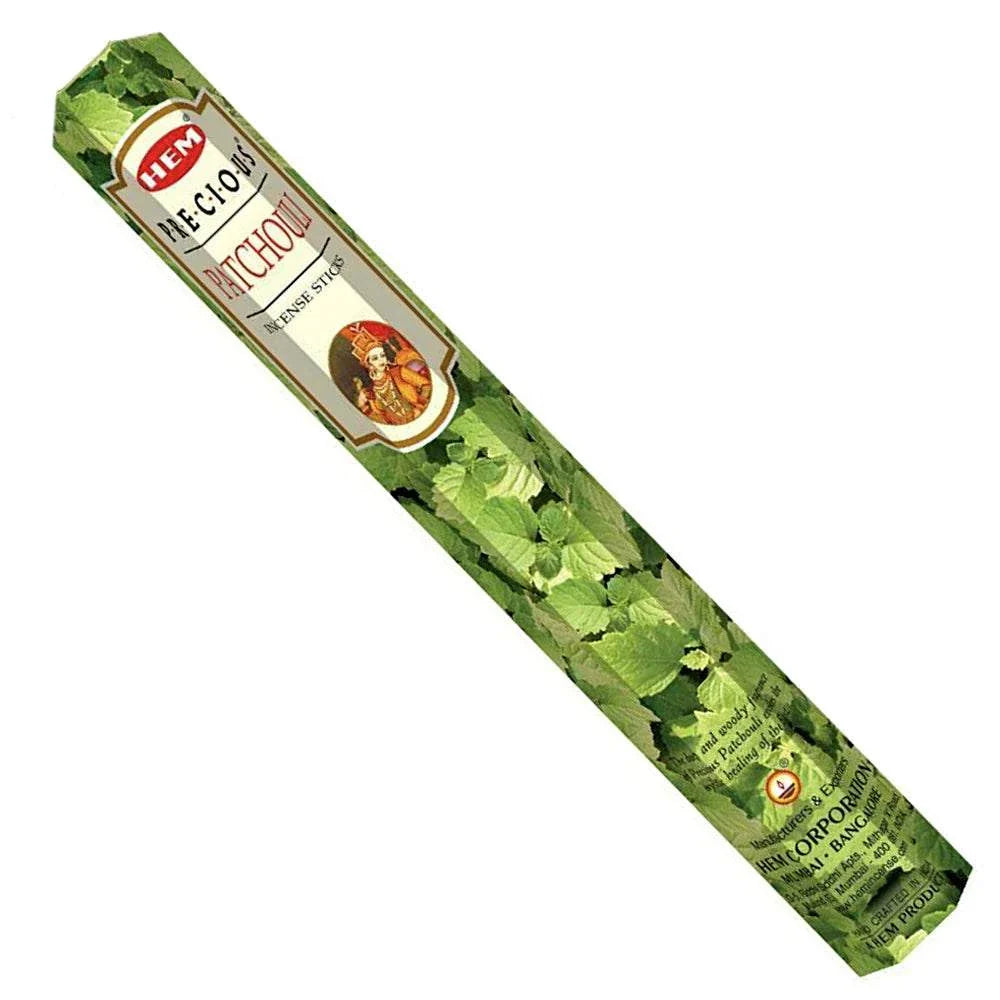 Precious Patchouli Incense Sticks for Relaxation - 20 Pack