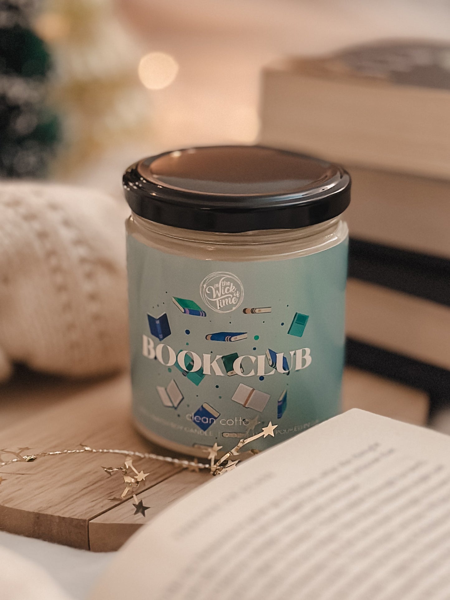 Luxury Clean Oceanic Book Club Candle 9 OZ | Mystics Vibe