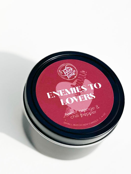Enemies To Lovers Soy Wax Aromatherapy Candle 4 Oz