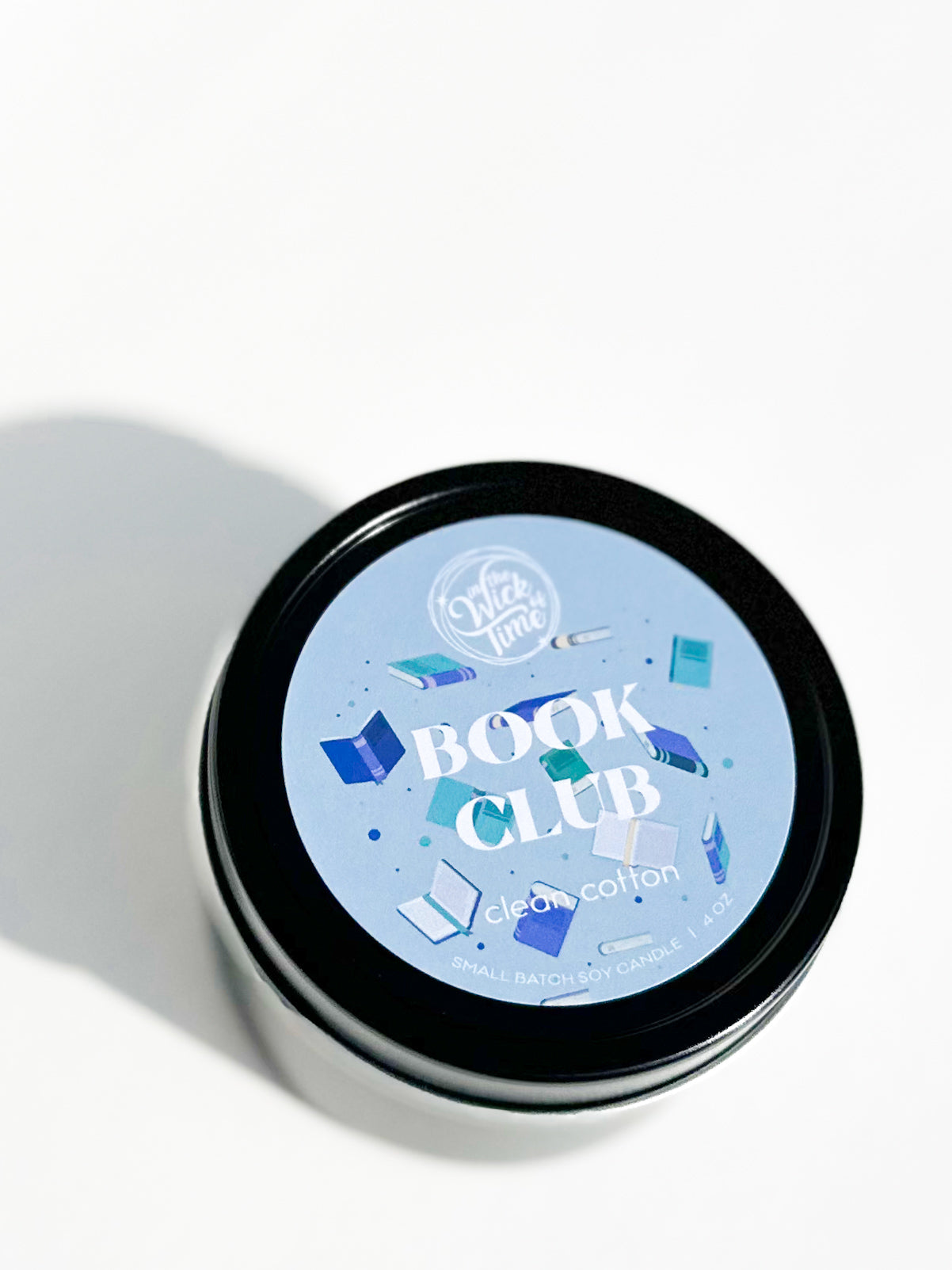 Marine Jasmine Scented Luxurious Book Club Candle 4 OZ