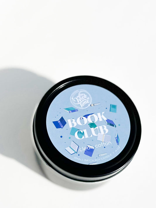 Marine Jasmine Scented Luxurious Book Club Candle 4 OZ