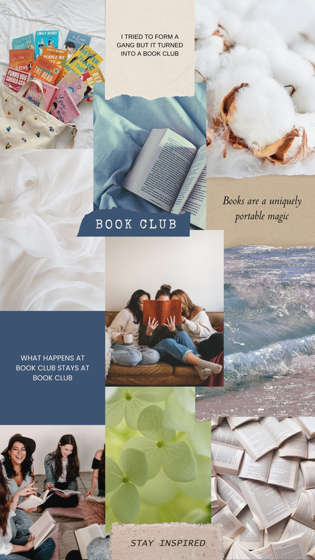 Luxury Clean Oceanic Book Club Candle 9 OZ | Mystics Vibe