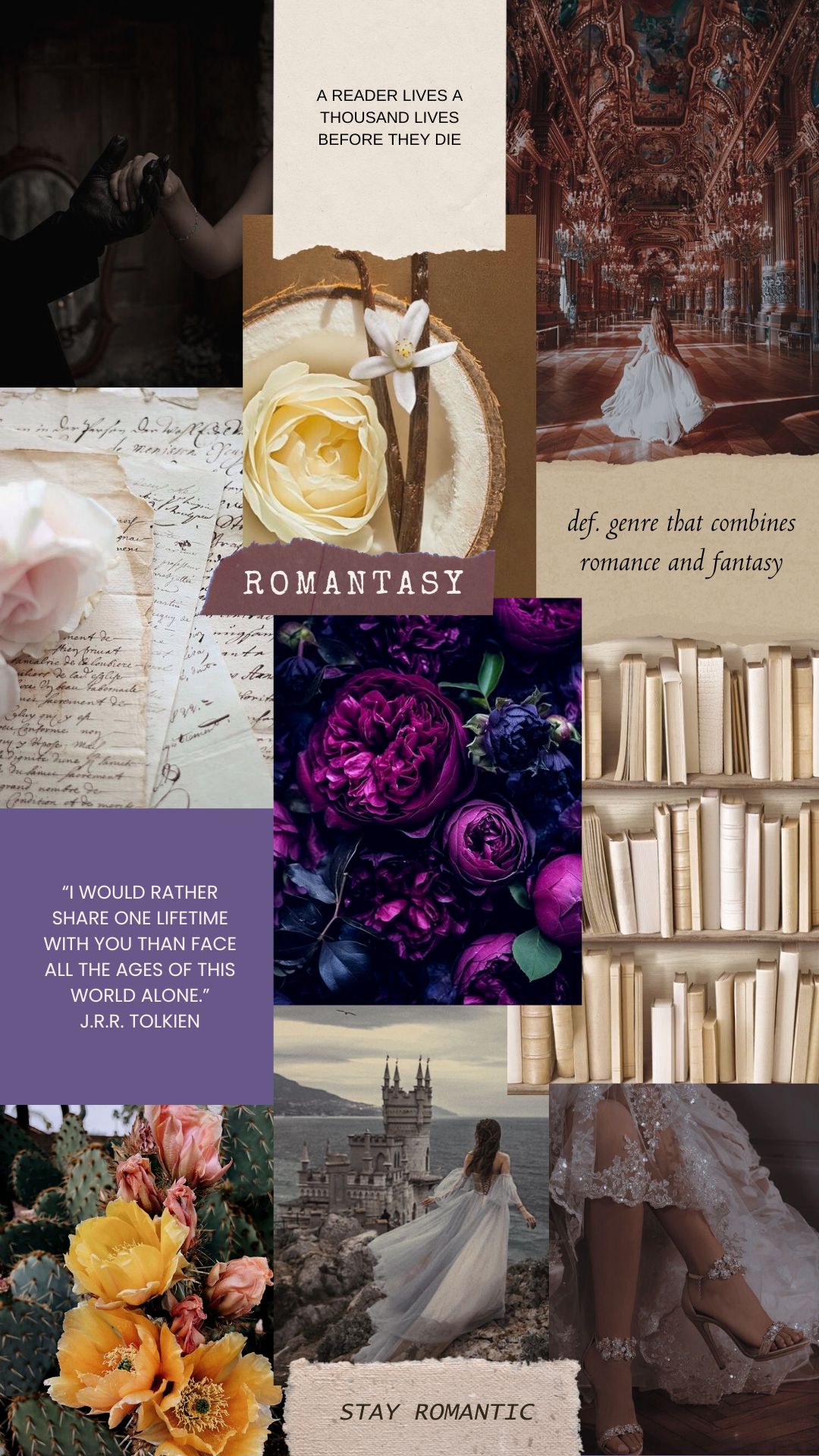 Romantasy Enchanted Scented Candle: Cactus, Citrus, Coconut