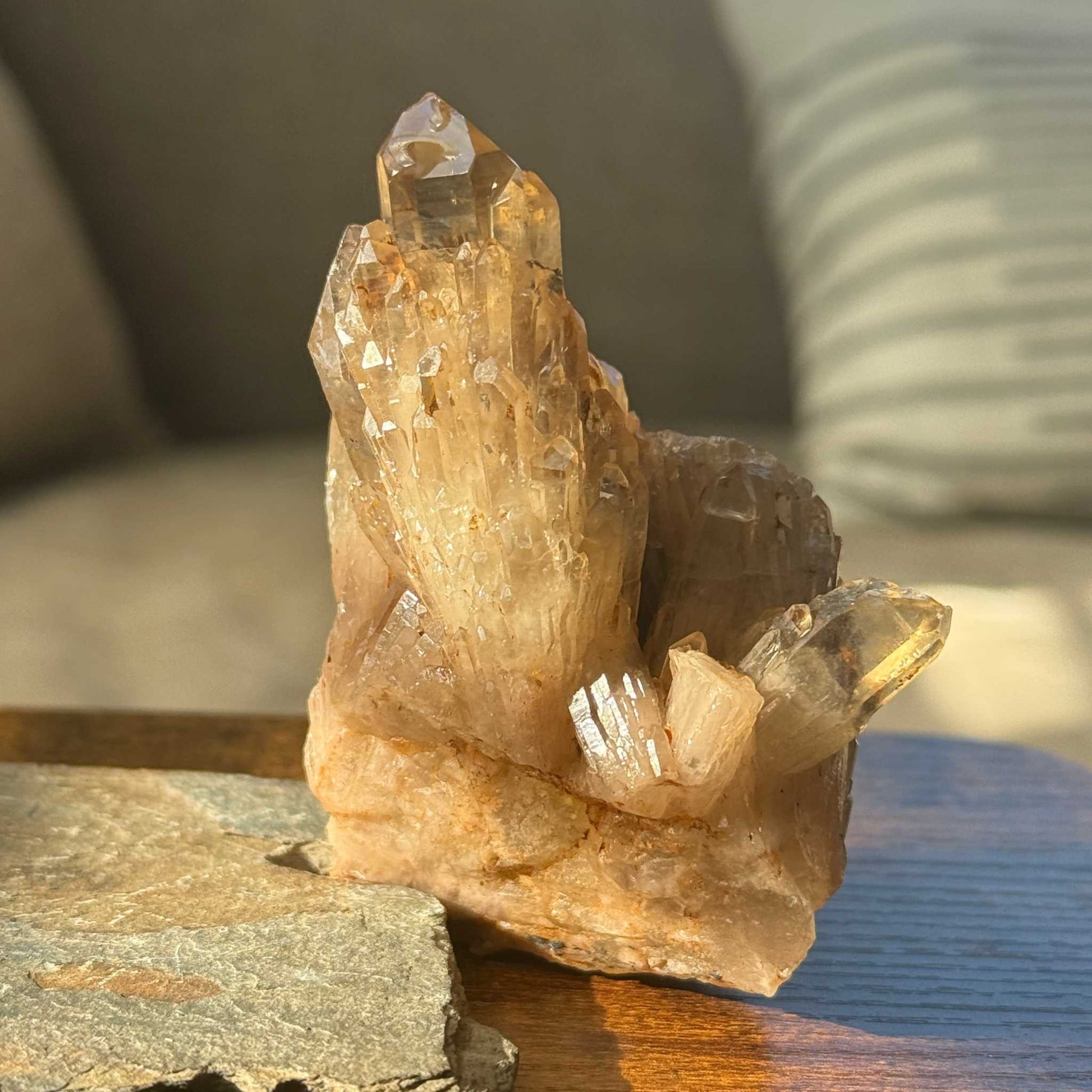 Kundalini Citrine Summit Crystal for Spiritual Growth
