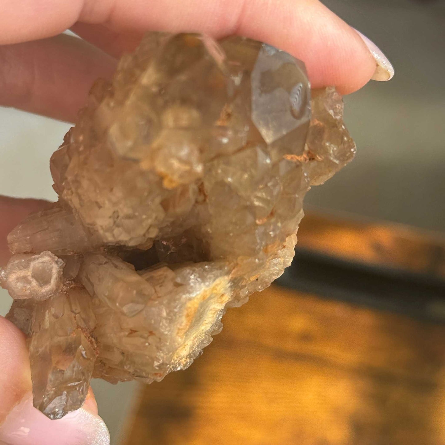 Natural Kundalini Citrine Summit Cluster πβ¨