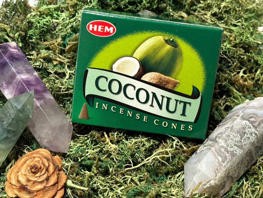 Coconut Incense Cones For Relaxation And Meditation