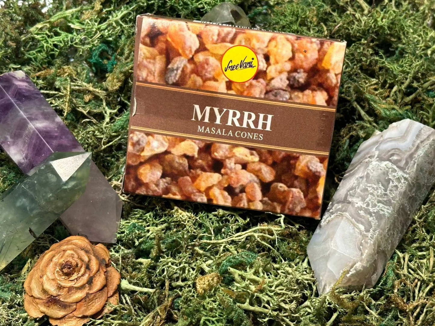 Sree Vani Masala Aromatic Incense Cones for Meditation