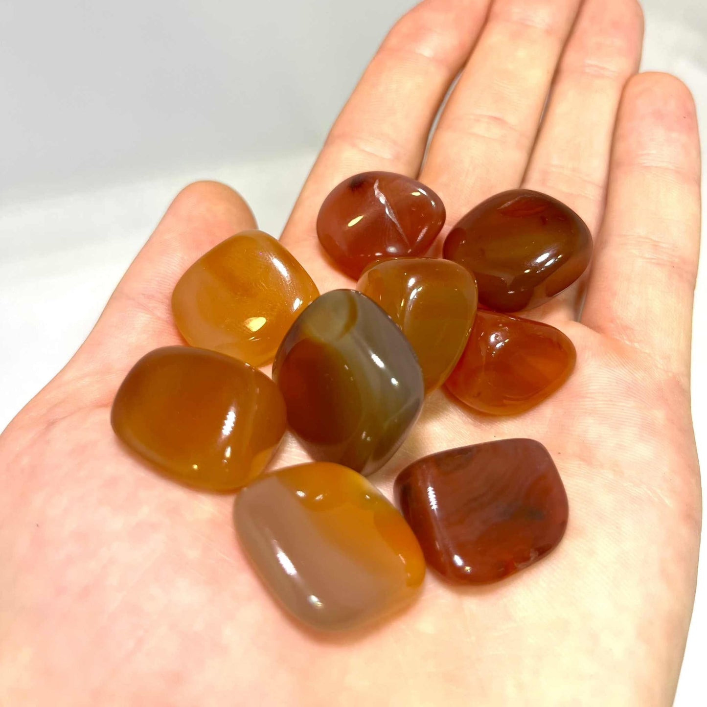 Carnelian Tumbled Stone for Vitality and Creativity | Mystics Vibe