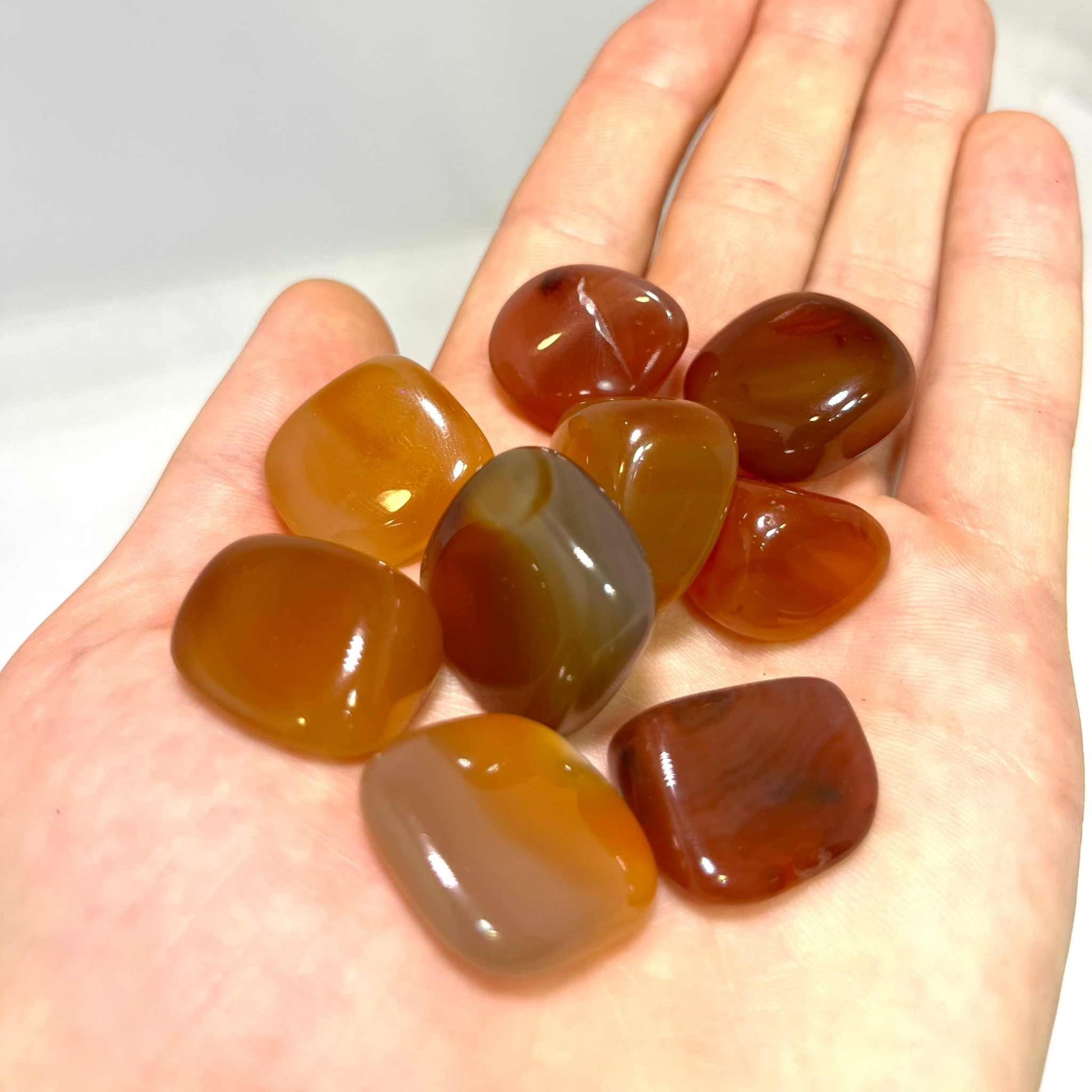 Carnelian Tumbled Stone for Vitality and Creativity | Mystics Vibe