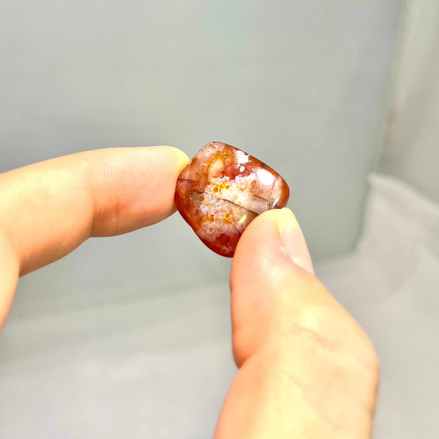 Carnelian Tumbled Stone for Vitality and Creativity | Mystics Vibe