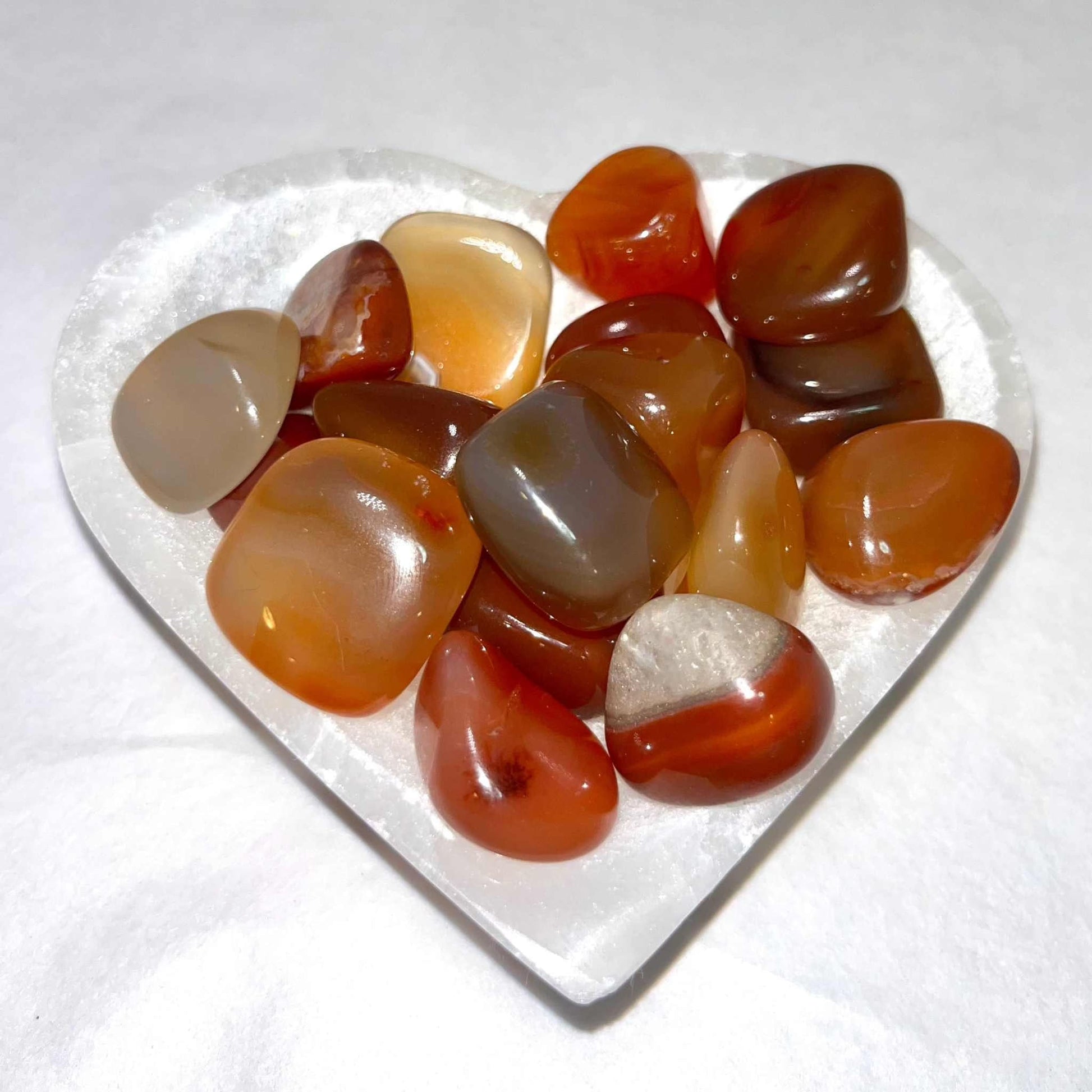 Carnelian Tumbled Stone for Vitality and Creativity | Mystics Vibe