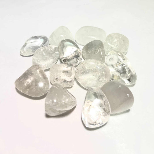 Clear Quartz Tumbled Stone for Clarity Amplification