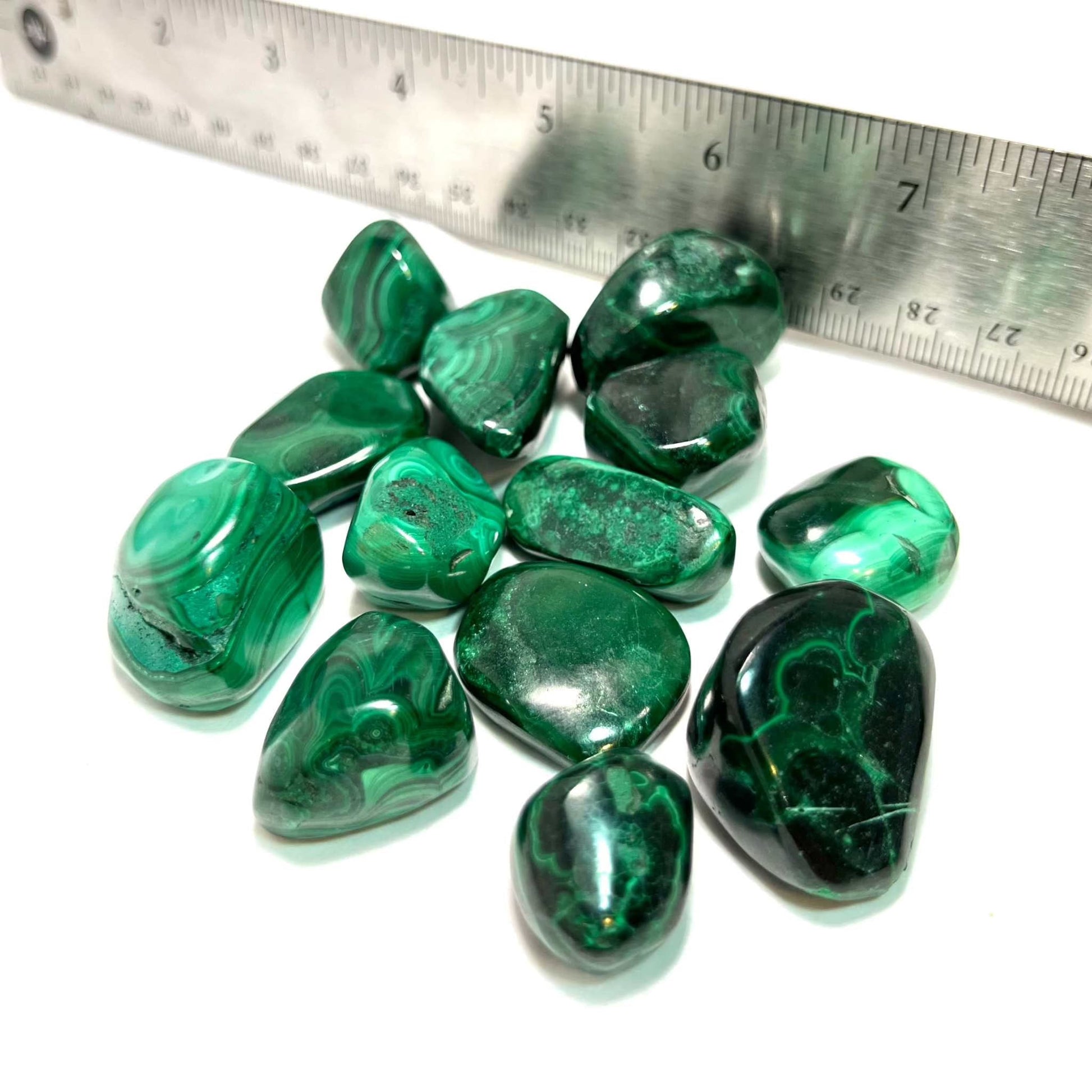 Malachite Tumbled Crystal for Transformation and Protection