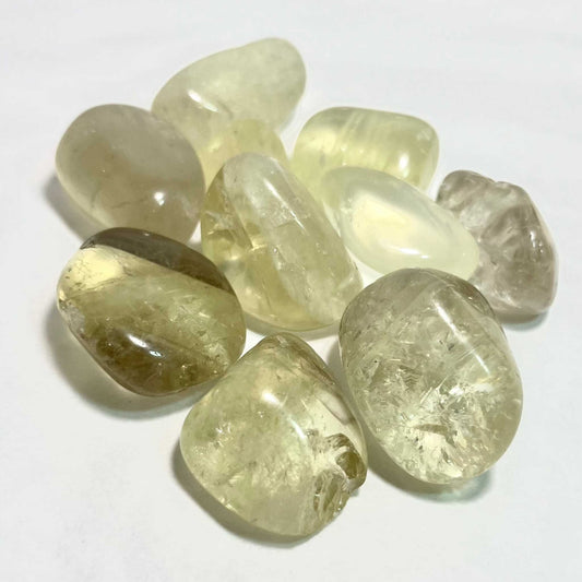 Natural Citrine Tumbled Stone for Abundance and Joy