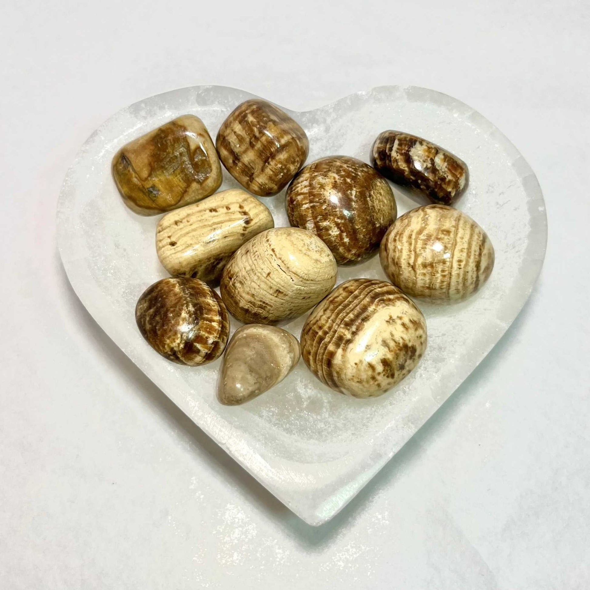 Aragonite Tumbled Stone for Grounding Stability and Harmony