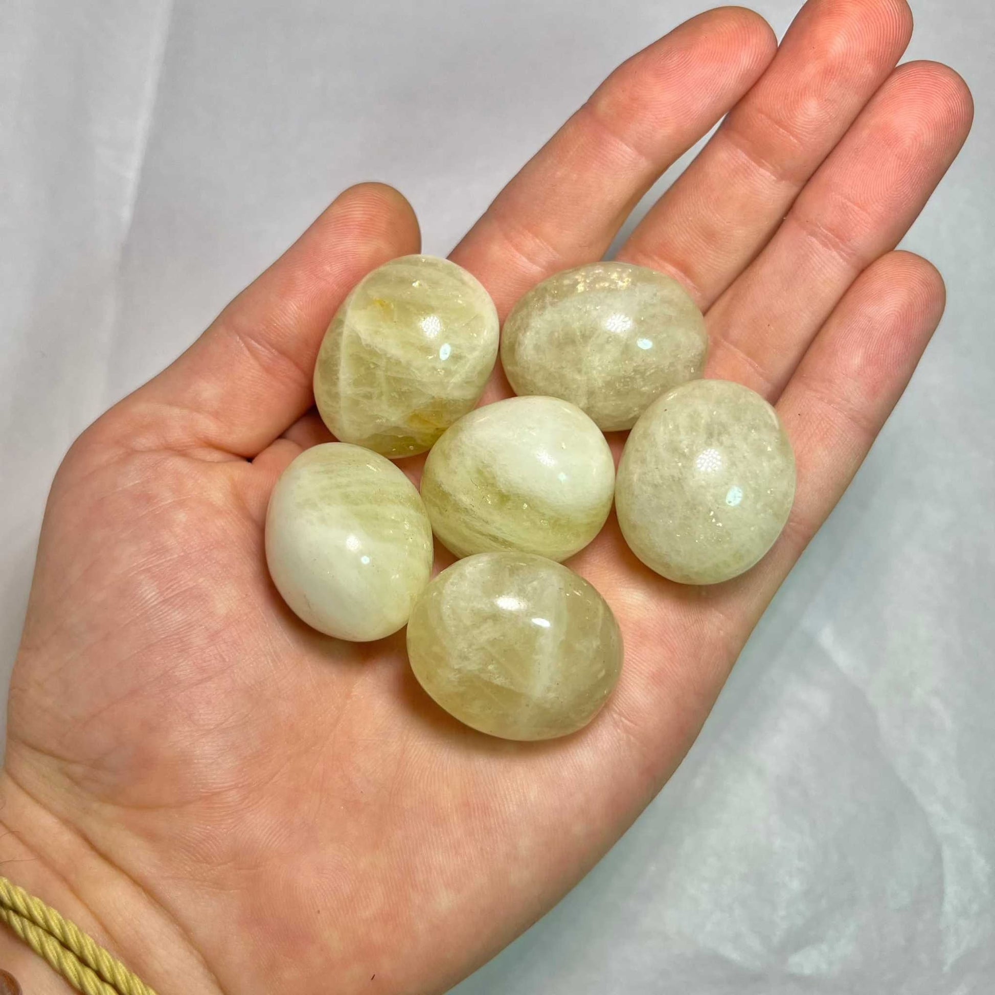 Citrine Tumbled Pocket Stone For Abundance And Joy