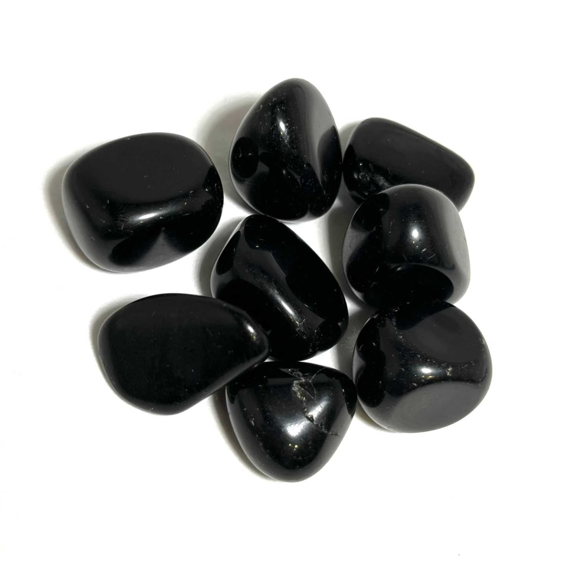 Protective Black Obsidian Tumbled Pocket Stone Mystics Vibe