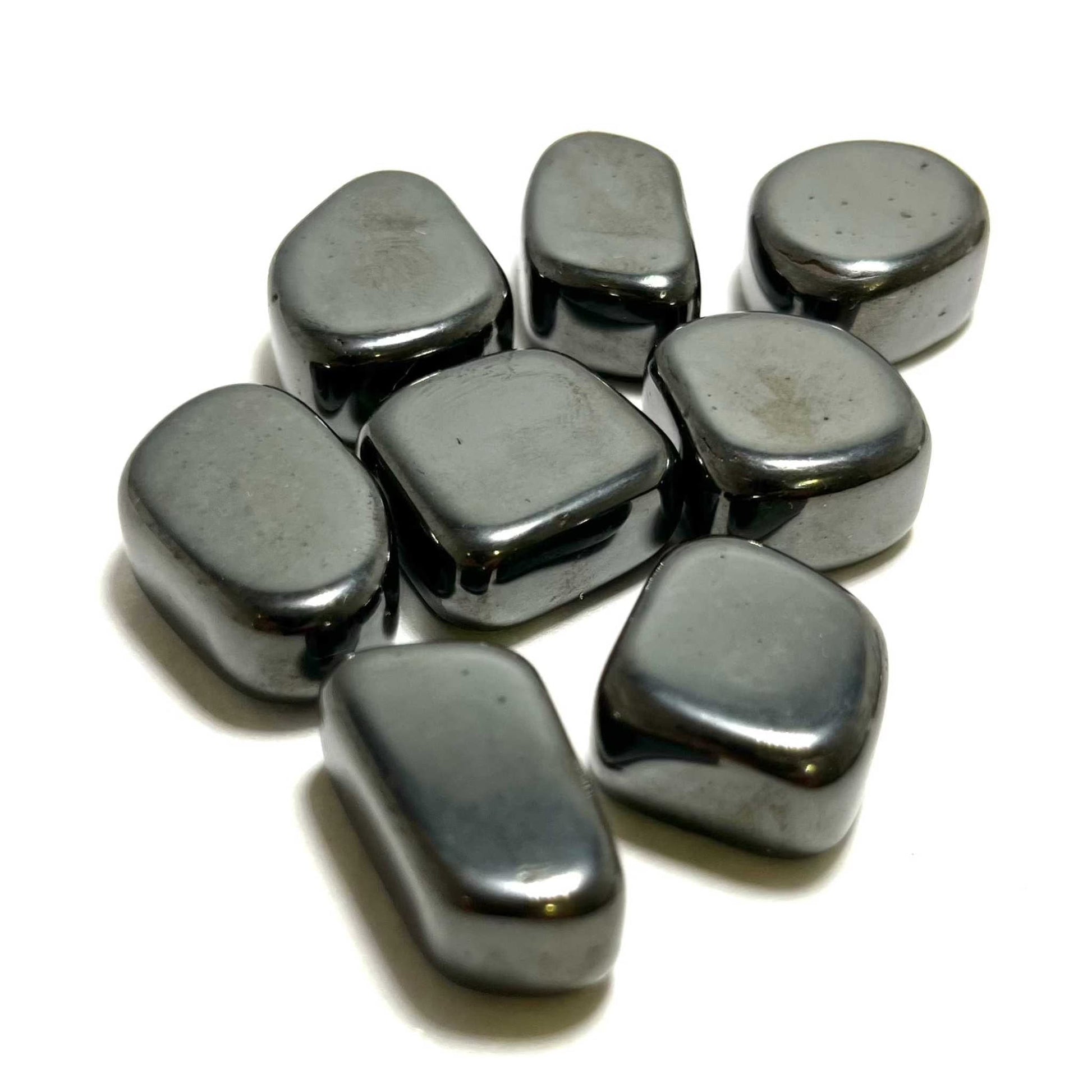 Hematite Tumbled Stone For Grounding And Strength