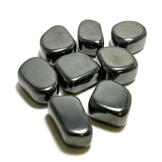 Hematite Tumbled Stone For Grounding And Strength
