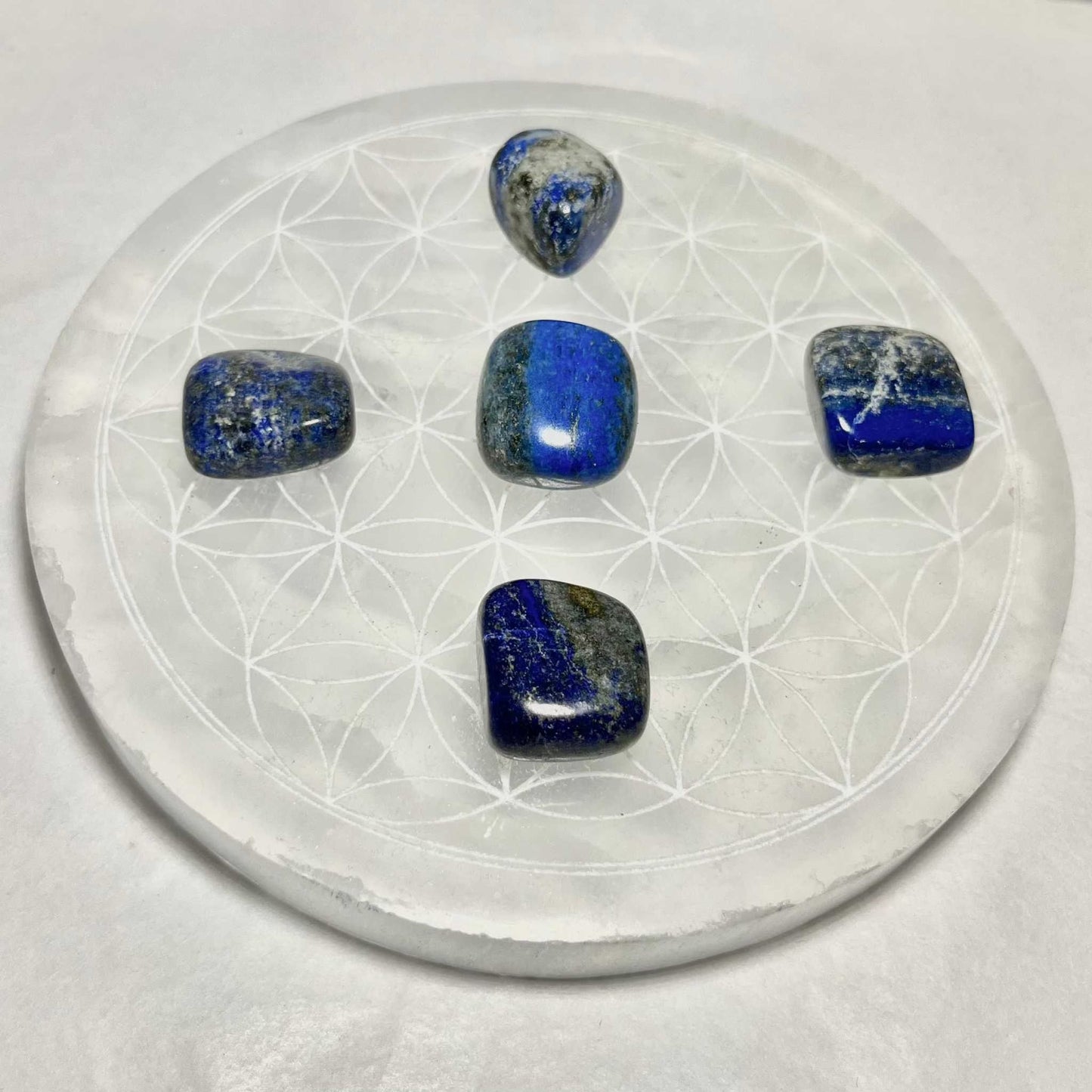 Lapis Lazuli Tumbled Stone for Wisdom and Intuition