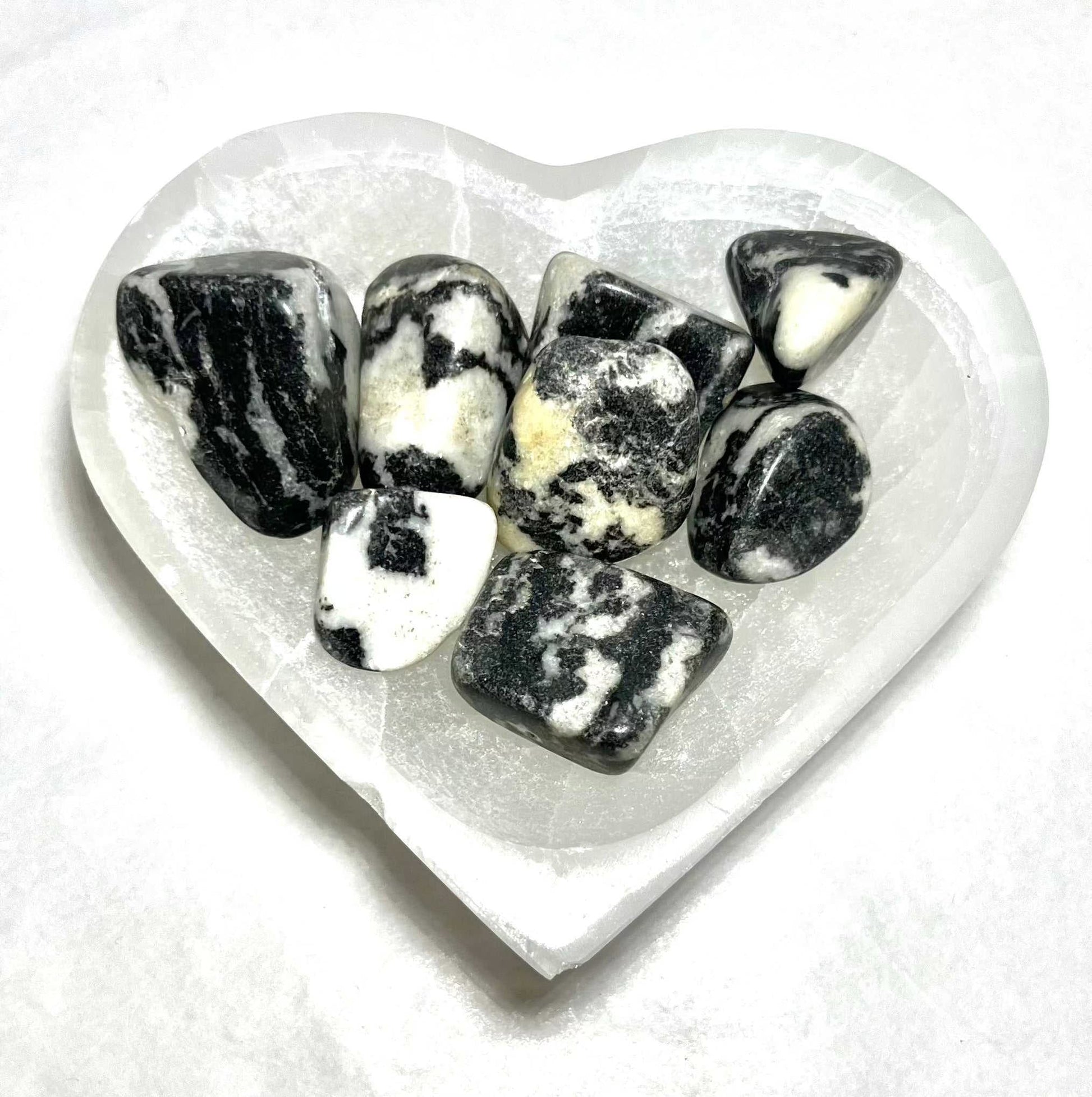 Zebra Jasper Tumbled Stone for Balance and Grounding