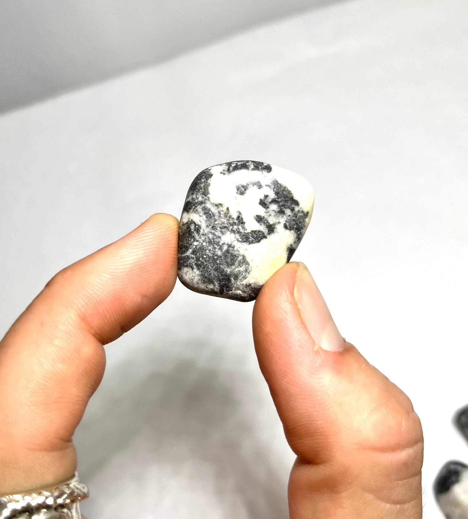 Zebra Jasper Tumbled Stone for Balance and Grounding