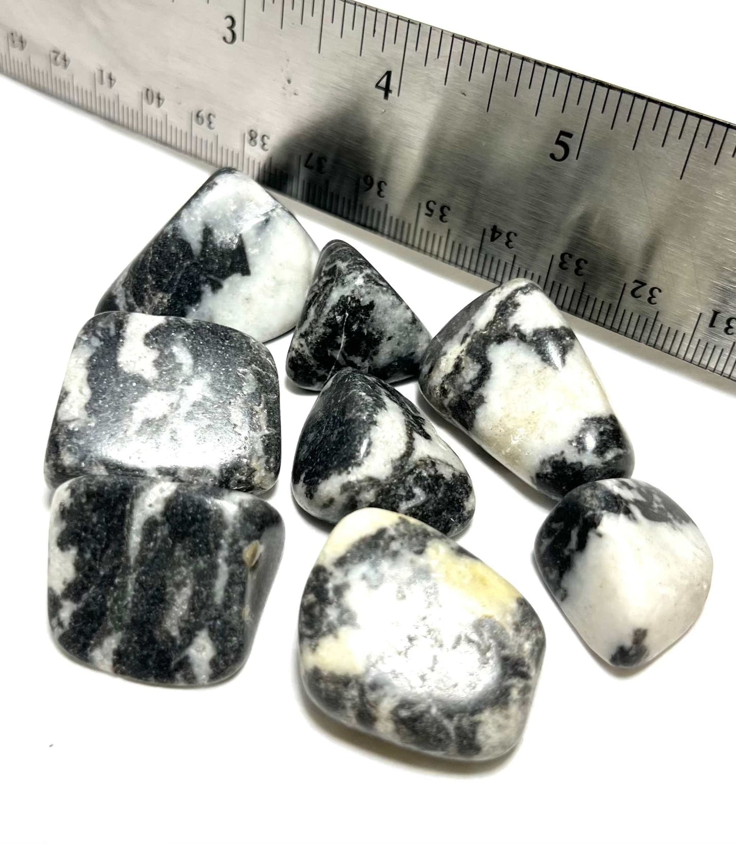 Zebra Jasper Tumbled Stone for Balance and Grounding