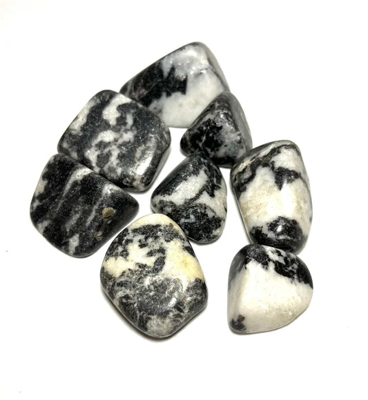 Zebra Jasper Tumbled Stone for Balance and Grounding