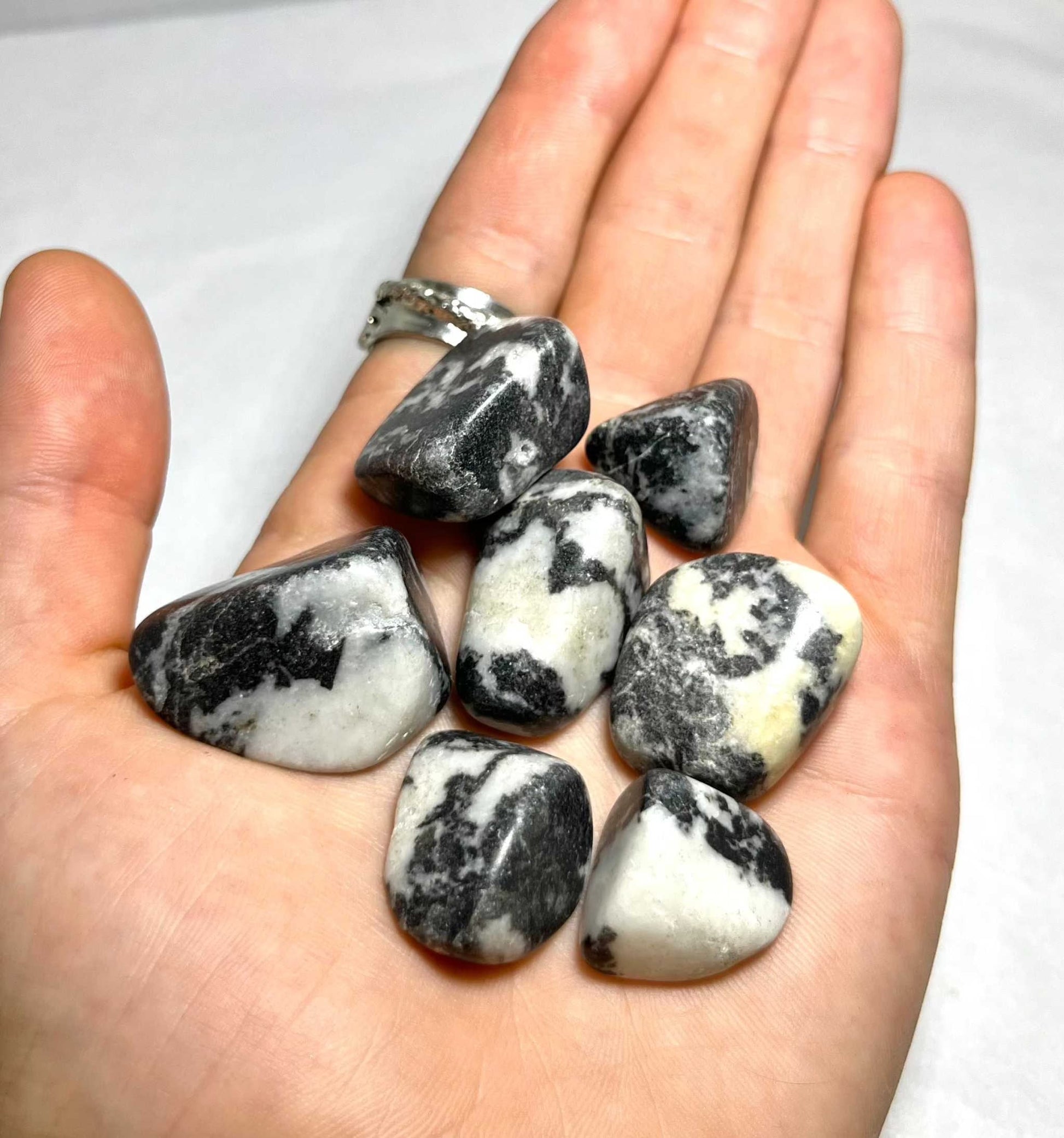 Zebra Jasper Tumbled Stone for Balance and Grounding