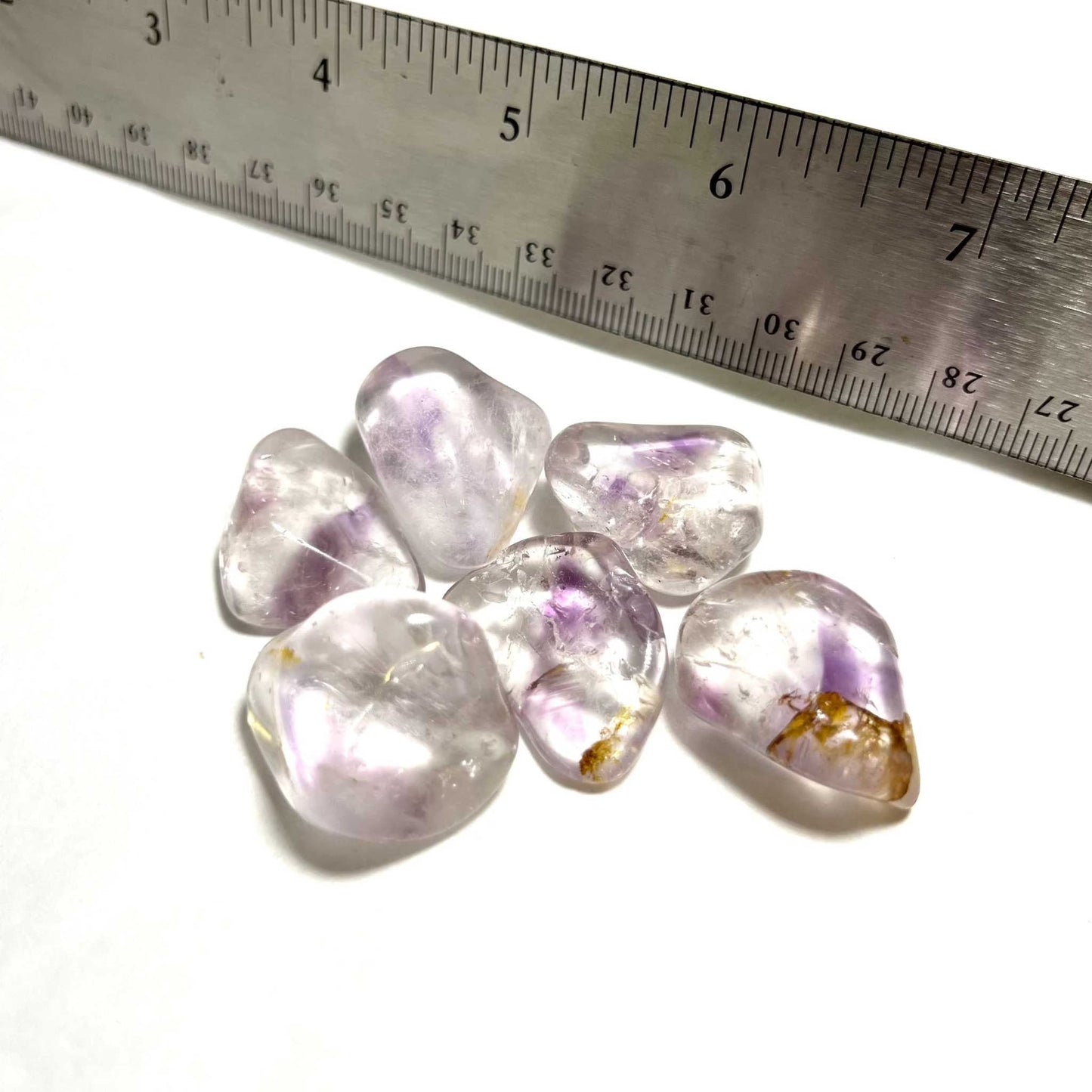 Phantom Amethyst Tumbled Stone for Spiritual Growth | Mystics Vibe