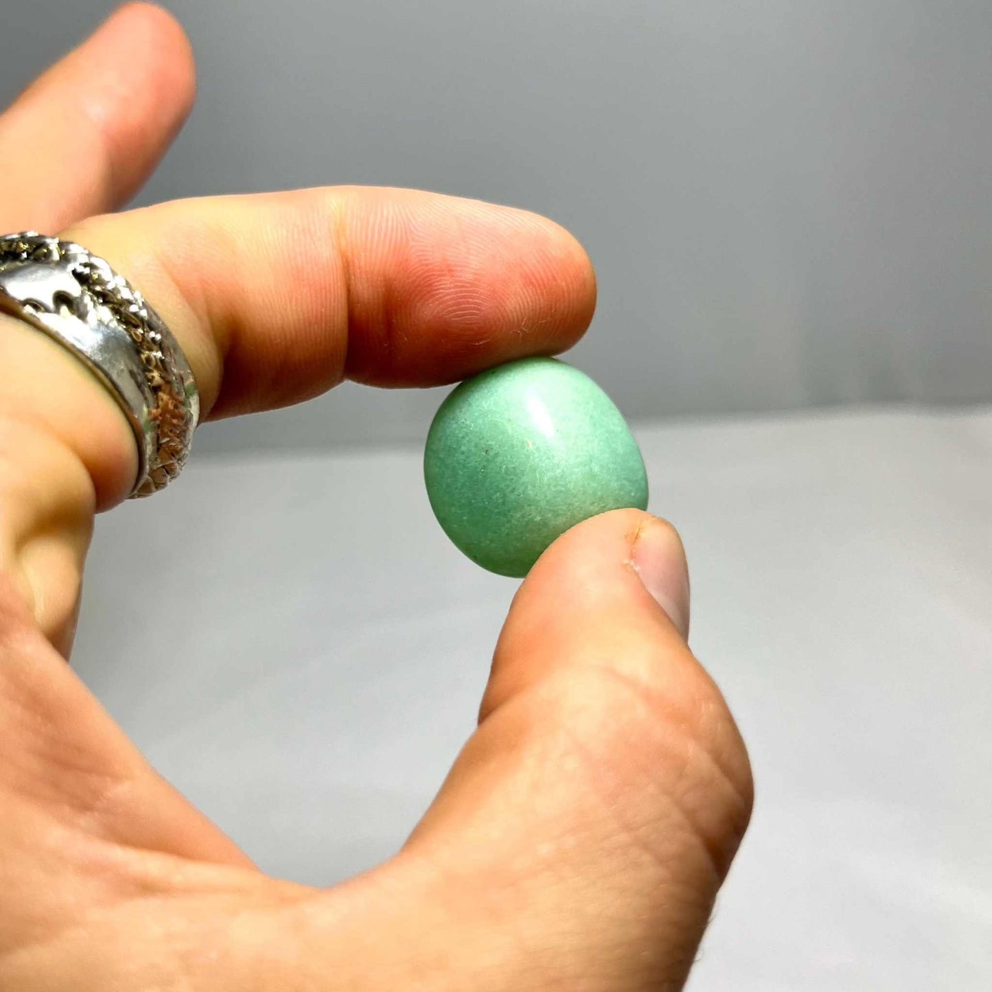 Green Aventurine Tumbled Stone for Prosperity and Renewal
