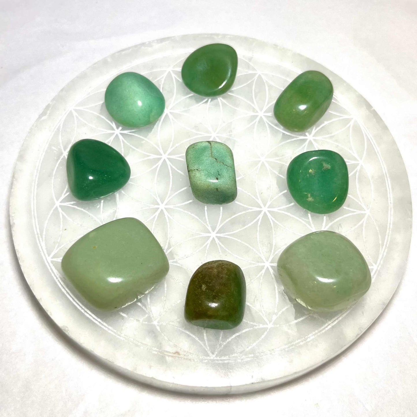 Green Aventurine Tumbled Stone for Prosperity and Renewal