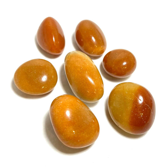 Orange Aventurine Tumbled Stone: Crystal for Joy and Creativity
