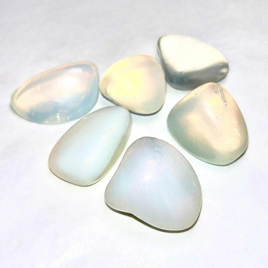 Mystical Opalite Tumbled Pocket Stone for Serenity | Mystics Vibe