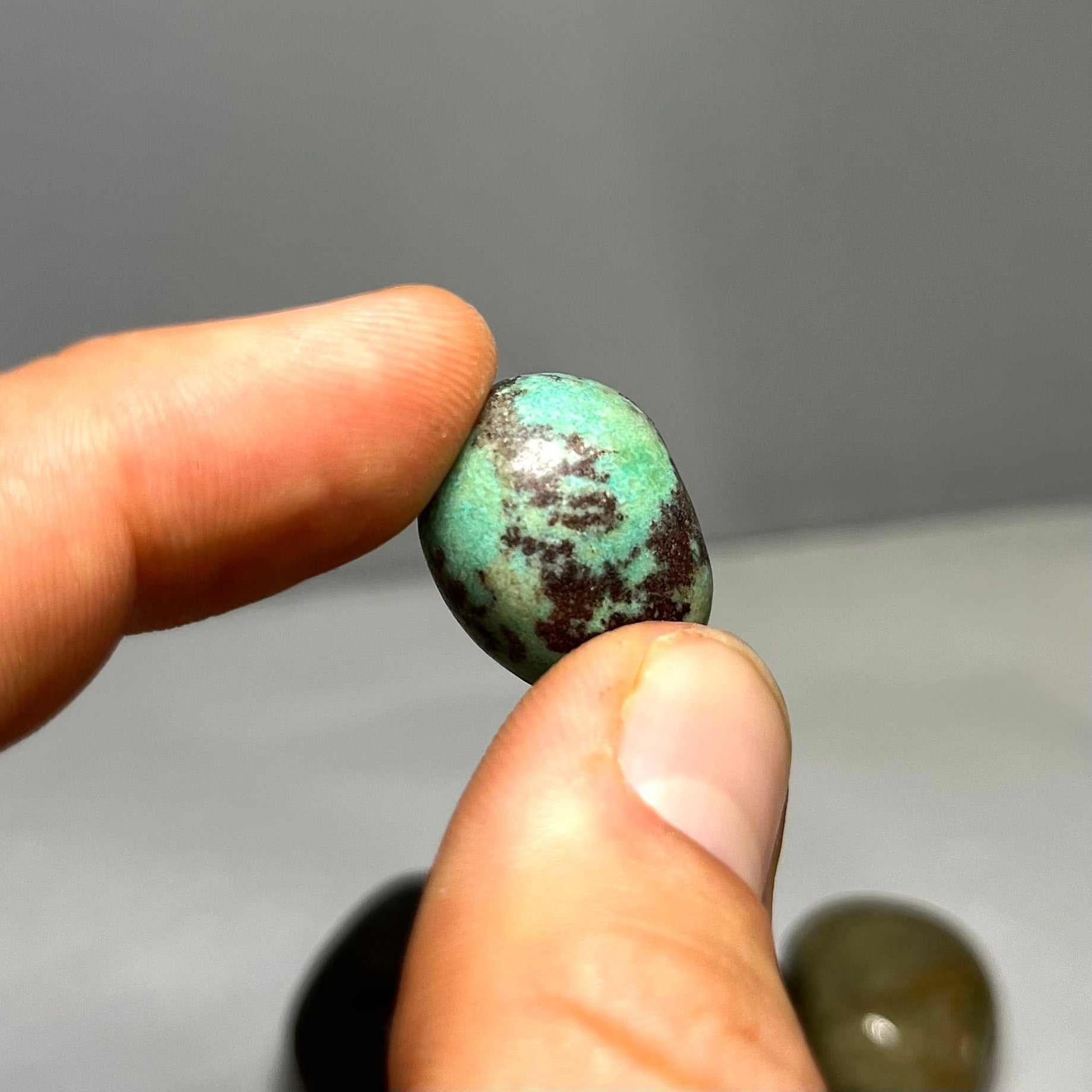 Healing Turquoise Tumbled Crystal for Truth and Balance