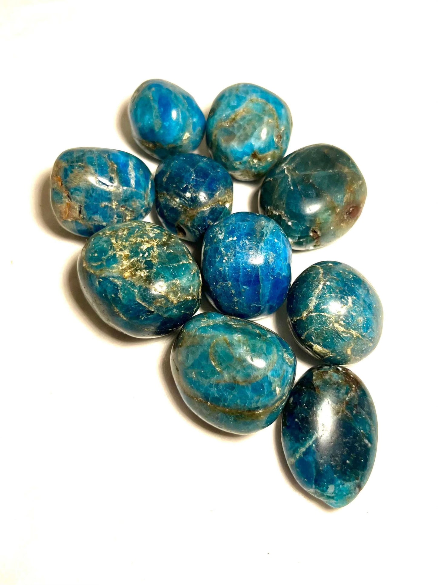 Blue Apatite Tumbled Stone for Inspiration | Mystics Vibe