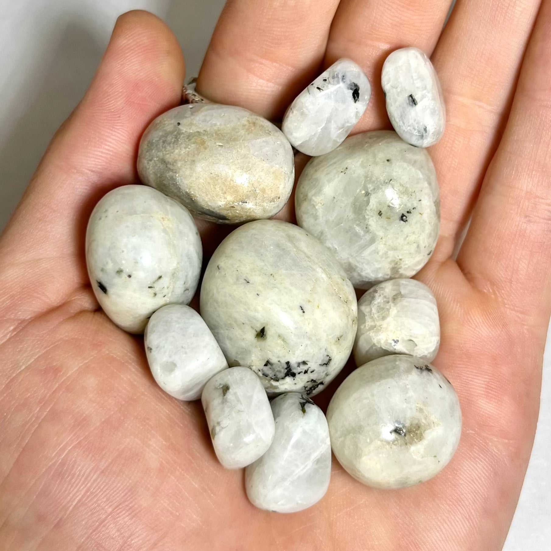 Rainbow Moonstone Crystal for Intuition Protection