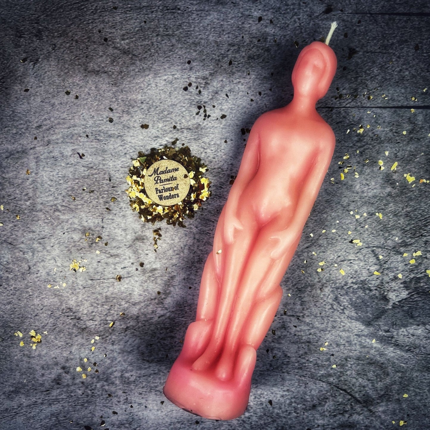 Beeswax Human Figural Spell Candle