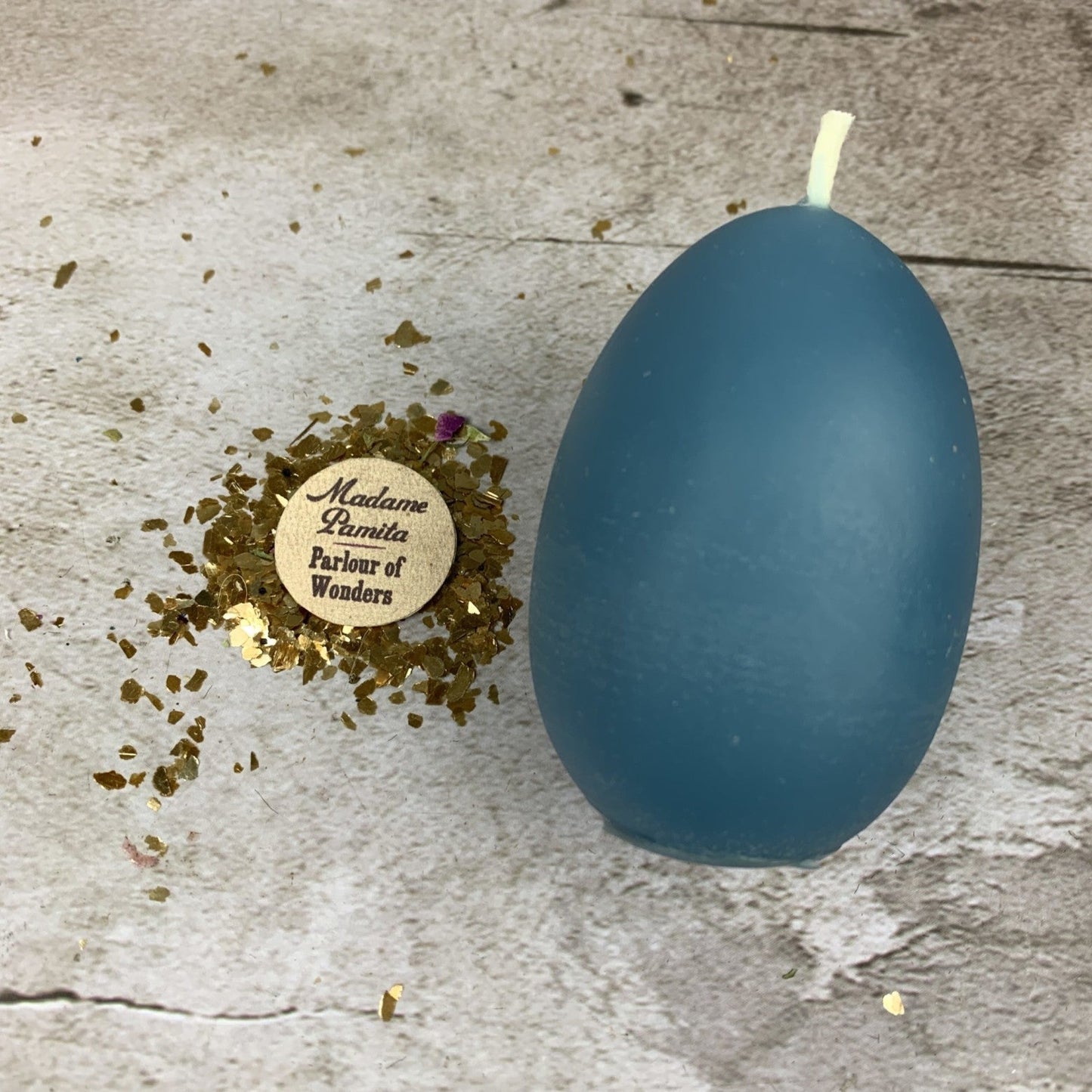 Beeswax Egg Talisman Spell Candle