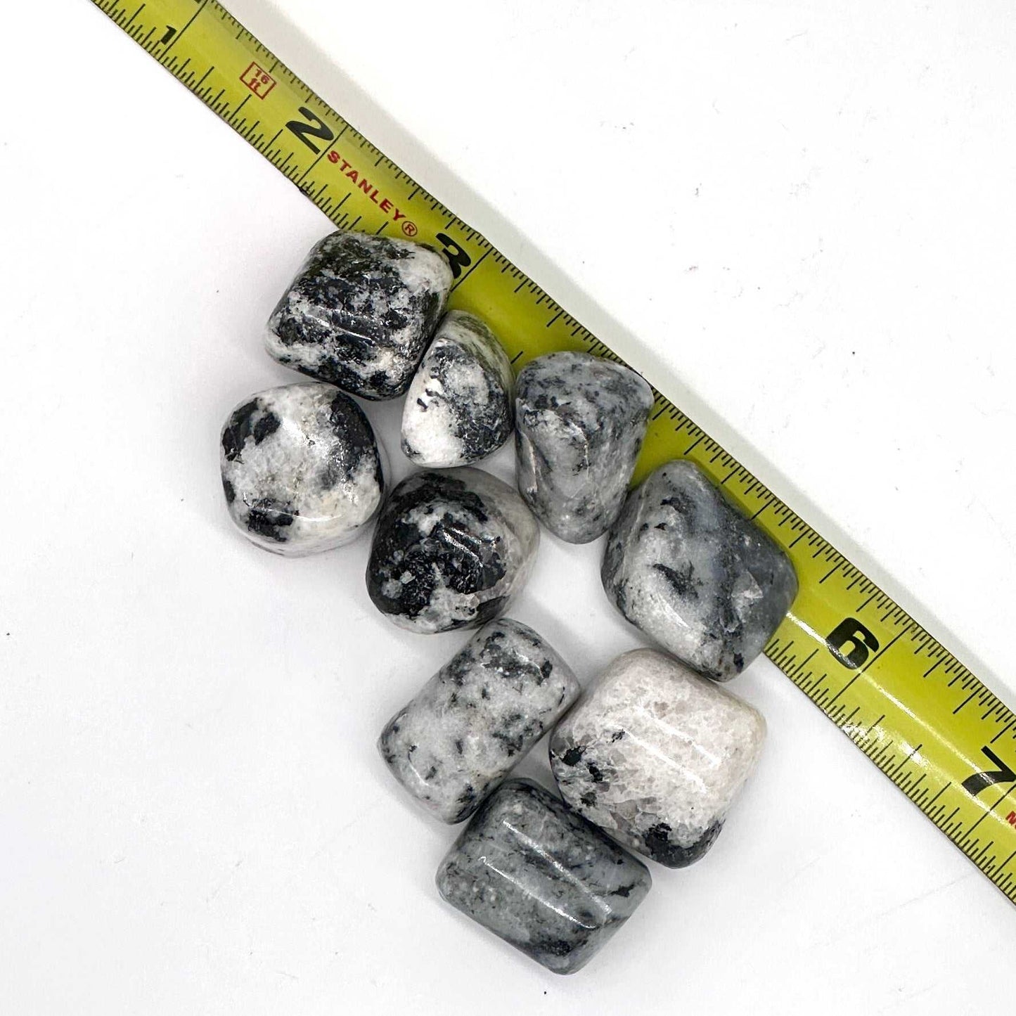 Tourmalinated Quartz (Hand Polished) Tumbled Stone