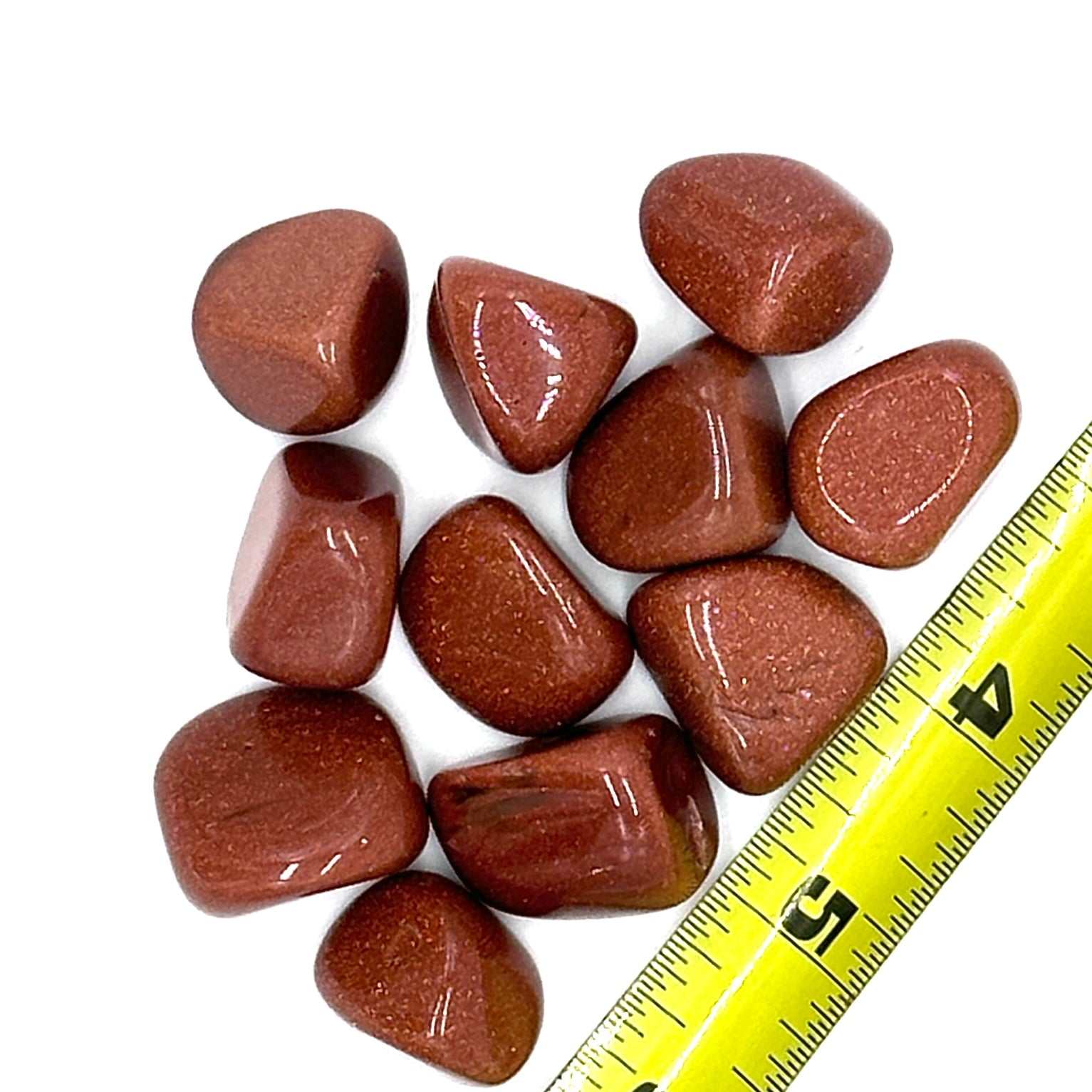 Premium Goldstone Tumbled Stone For Ambition And Energy