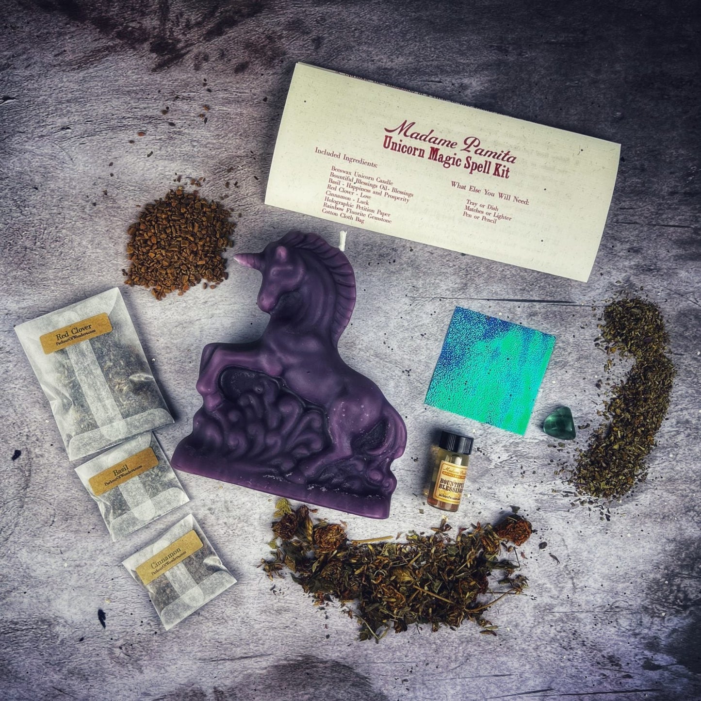 Unicorn Magic Candle Spell Kit