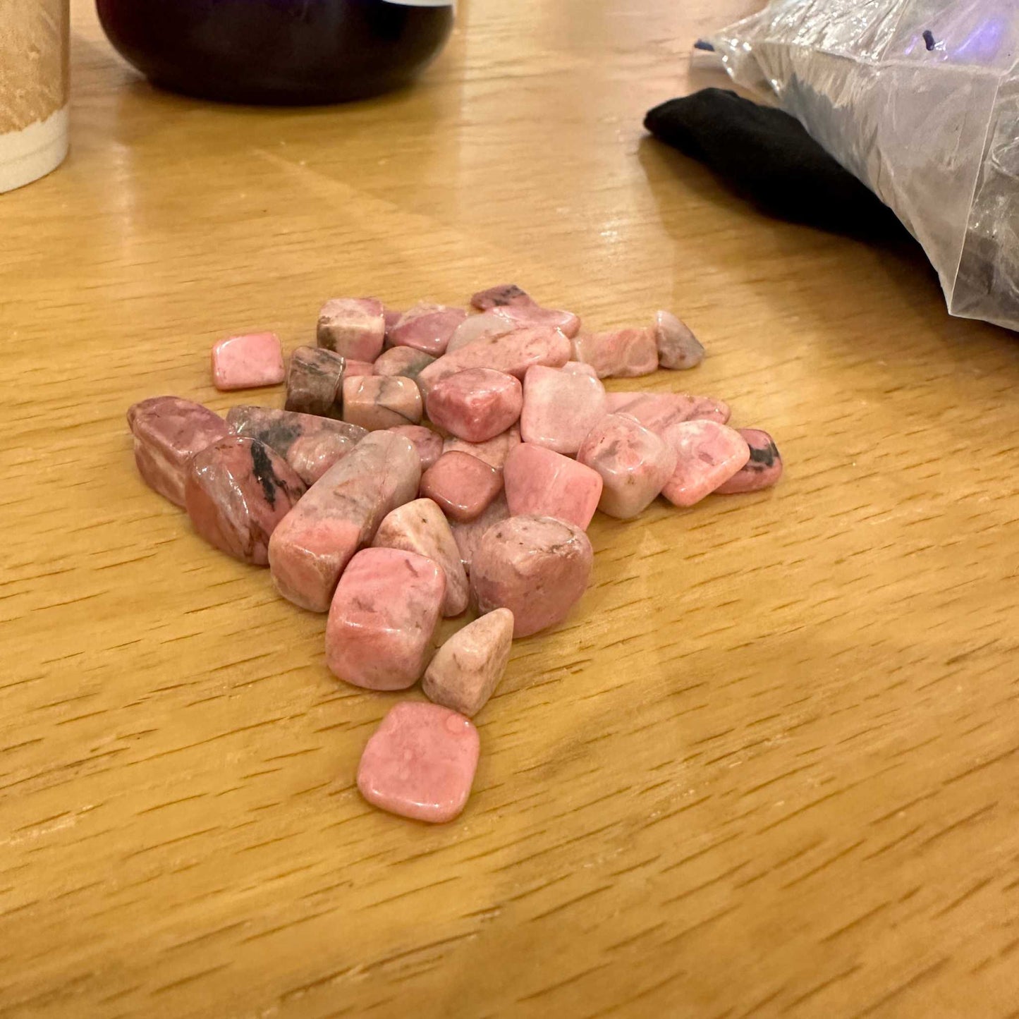 Rhodonite Pebble Tumbled Stone