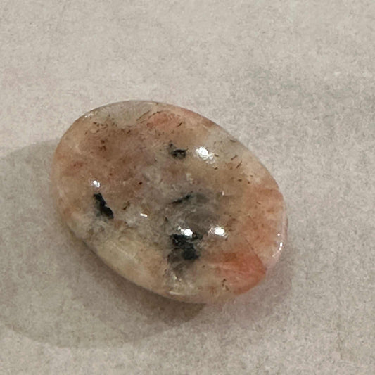 Radiant Sunstone Comfort Stone for Energy and Leadership