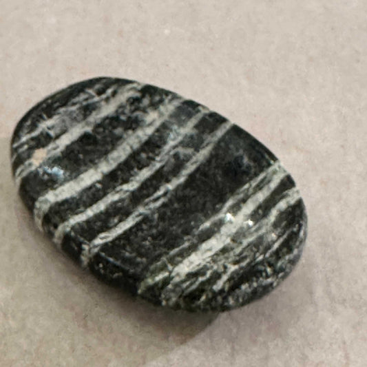 Silver Serpentine Transformation Comfort Stone For Serenity