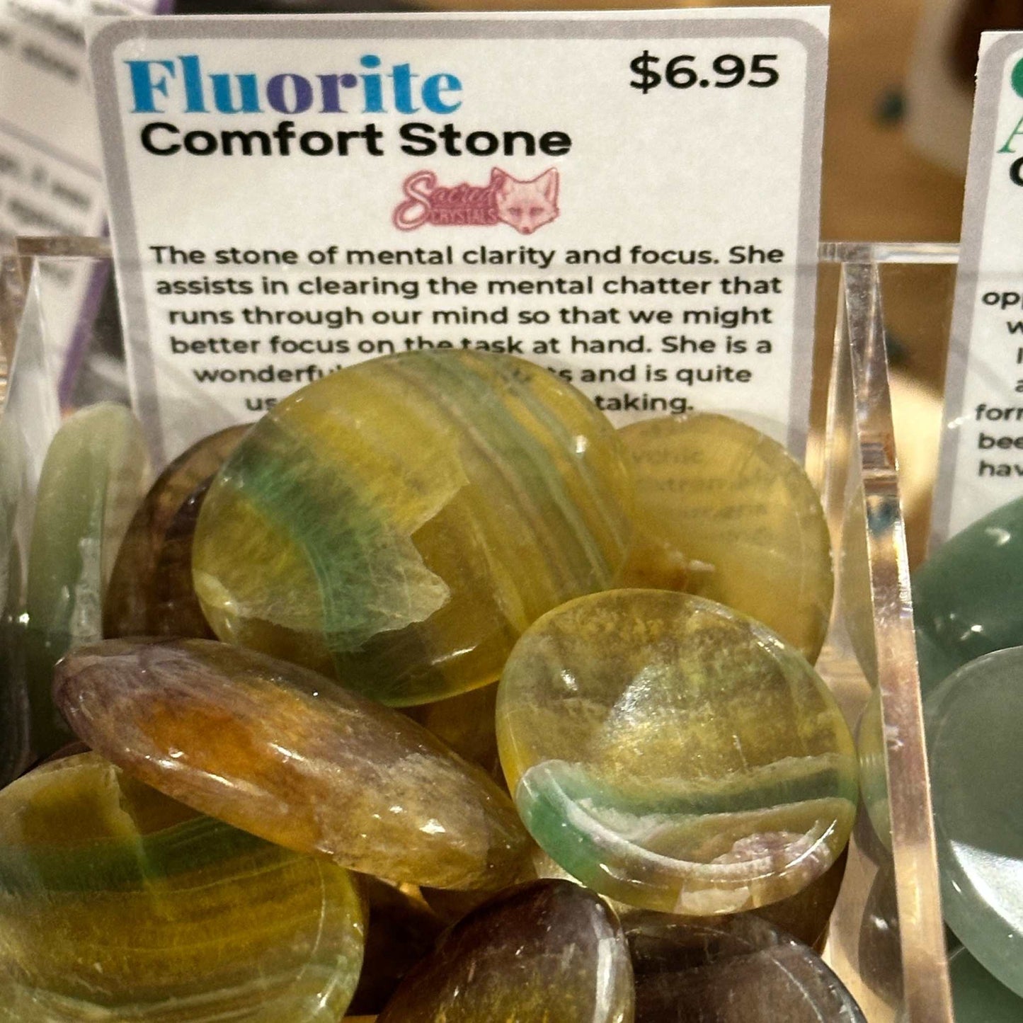 Fluorite Comfort Stone