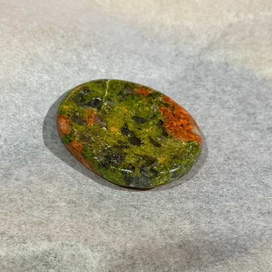 Mystical Unakite Pocket Stone for Growth and Harmony