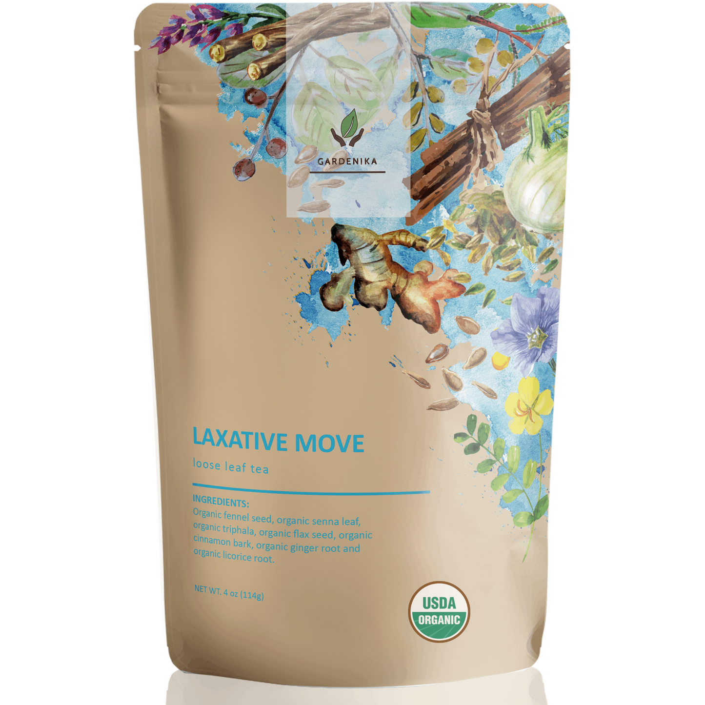 Ayurvedic Laxative Loose Leaf Tea for Digestive Health
